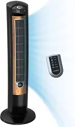 The fresh air ionizer option generates negative ions and disperses them to combat and dispel air pollution. This tower...