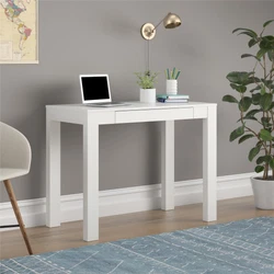 This desk is designed with classic parsons styling that includes a simple silhouette with clean lines. The desk...