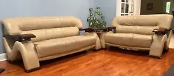 Used sofa set for living room with love seat.