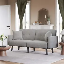 The split-back design adds versatility to this 2 seat / 3 seater sleeper sofa bed, enabling you to independently lower...