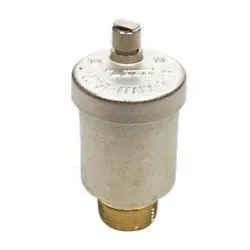 Taco®, 418-4, Air Vent, 1/2 x 3/4 in Nominal, Threaded Connection, 150 psi Working, 240 deg F, Brass, 3-11/32 in H x...
