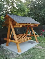https://www.ebay.com/itm/Swing-Bed-Porch-Furniture-Outdoor-Seat-Wooden-Hang. Condition is New. Shipped with Flat Rate...