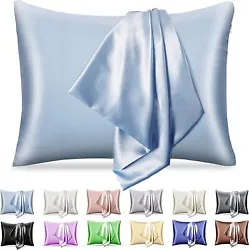 【Affordable Luxury】Compared with silk pillowcase, satin fabric is more durable. Satin pillow cases are high quality...