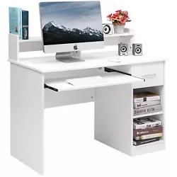 Pick this computer desk, with straight lines and a simple design, thatll never go out of style. This desk is ideal for...