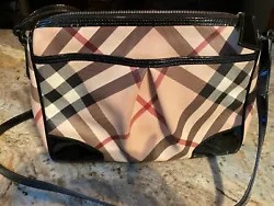 Burberry Nova Check crossbody bag. Classic print from Burberry.  Inside and front in very good condition.  NOTE there...