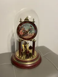 SCHATZ all original 70 year old 400 day German anniversary clock. This clock is not working. It is missing a piece that...