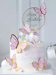 Made of high quality low shed glitter cards and food grade sticks, you will love it. Butterflies gently fold can be a...