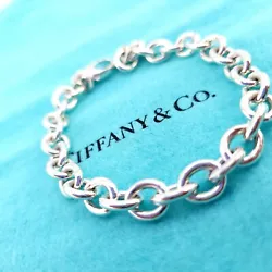 Tiffany & Co. Sterling Silver Bracelet. Width: 8