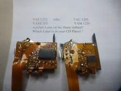 de quel laser avez-vous besoin 1 ou 2 ? Unité laser pour Bang et Olufsen Systèmes B+O dans lesquels VAM 1205 / VAM...