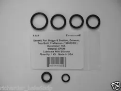 196002GS / replaces #6048. Used on Briggs & Stratton, Troy Bilt, Generac and Craftsman. Pressure Washer O-ring Kit for...