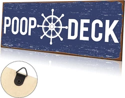 Delicate design: these poop deck nautical wooden plaque decors are clearly designed with artistic characters, which is...