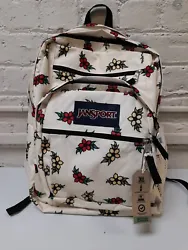 Jansport Backpack Tattoo Blossom New With Tags. Laptop Sleeve. Made w/ Recycled Materials