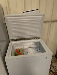 GE freezer. Good condition. White