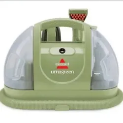 Bissell Little Green Multi-Purpose Portable Carpet And Upholstery Cleaner.Used a couple times otherwise in excellent...