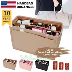 New durable materials:Felt Purse Organizer with new & high quality Materials,which is Sturdy ,Soft and Lightweight Felt...