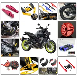 CNC Brake Clutch lever. Radiator Protector Guard. Chain Guard Cover. Motorcycle Mirror. Motorcycle Luggage Bags. Handle...
