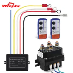 Made of solid and weather resistant steel and powder coated black surface for great durability.This winch solenoid...