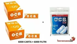 Filtres OCB Mince 6 mm. - 150 filtres de 6 mm de diamètre.
