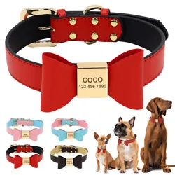 4 Colors:Red/Blue/Pink/Brown Material:Soft Leather with Zinc alloy Buckle Features: [DIMENSION]:We have 5 sizes for...