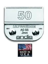 Genuine Andis UltraEdge Blades. Andis® UltraEdge™ Clipper Blades are made from carbon-infused steel for a harder...