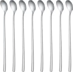 long handle spoon is made of premium 18/8 stainless steel, repeatedly stirring the drinks without scratching the highly...
