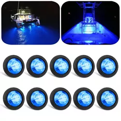 【High Quality】3 LED bulbs each boat interior light, made of PC Lens and Silicone Grommet Cover, IP67 waterproof,...