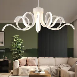 Description: Type: LED ceiling light Style: modern and simple Switch type: push button Shade shape: branch shape...