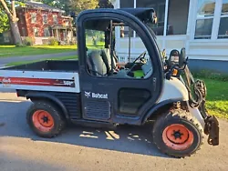 Here is a used 2013 Bobcat Toolcat 5600. It starts right up quickly and runs and drives as intended. This unit has high...