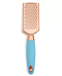 Grate hard cheeses quickly and easily on a counter, tabletop or directly into the pot with this handheld cheese grater...