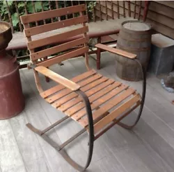 vintage porch/patio-chairs. All original. Nice heavy duty chairs.