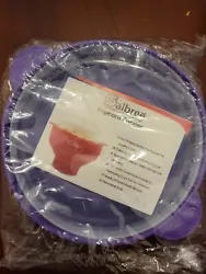 Salbree Microwave Popcorn Popper Maker Silicone Collapsible Bowl - PURPLE - NEW.  Brand new old stock Factory sealed...
