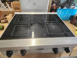 Viking Electric Range Top 30 Inches.  Used and works well. Minor scratches on stainless steel. Approximately 7 to 9...
