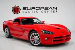 This pristine Dodge Viper SRT10 is finished in Viper Red and has just 488 MILES! The Dodge Viper SRT10 is fitted with a...