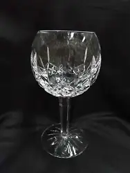 Waterford Crystal Lismore: Clear w/ Vertical & Criss Cross Cuts. Oversize / Balloon Wine (s). The Waterford mark can be...