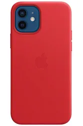 Coque en cuir MagSafe pour iPhone 12 mini - (PRODUCT)RED Coque en cuir