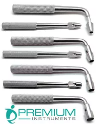 Dental Tissue Punch Set of 7 Includes Dental punch has a slight cavity at the end so that the tooth to be driven will...