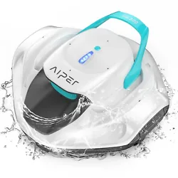 Cordless Robotic Pool Floor Cleaner Aiper Seagull 800. Say goodbye, pool boy! Because cleaning your pool has never been...