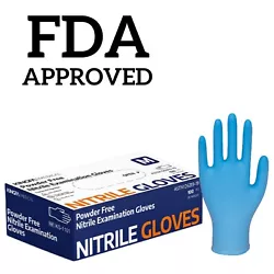 Its textured surface providing enhanced grip and added handling precision. Exam Grade. Nitrile Gloves. Latex and Powder...