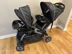 Local pickup availableBaby Trend Sit n Stand double stroller Tandem Folding Stroller. Easy to fold and stands up right...