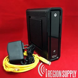 This Motorola SURFboard is equipped with an easy and intuitive interface as well as front-panel LEDs to indicate the...