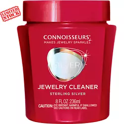 Connoisseurs Silver Jewelry Cleaner is a fast, convenient way to clean sterling silver jewelry. Tarnish can make your...