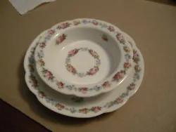 This lovely little Limoges china sauce or custard dish w/liner is signed C,Ahrenfeldt at Limoges France. This mark...