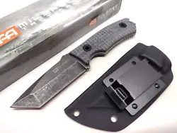 Tanto Horizontal Conceal Carry Kydex 1065 Surgical Full Tang Fixed Blade Knife. To change it to horizontal / scout...