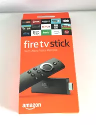 Amazon Fire Stick with Alexa remote 2017.