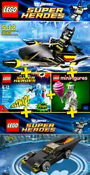 LEGO Batman #30160, #30161, #30603, #71026 - BATMAN Jetski + Joker + Mr Freeze - 100% NEW.