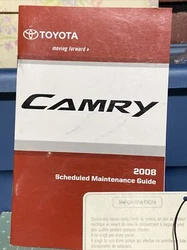 This is an official OEM scheduled maintenance guide for the 2008 Toyota Camry. It contains valuable information on how...