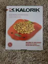Introducing the Kalorik Red Bell Pepper Digital Kitchen Scale - a perfect addition to your kitchen! This small and...