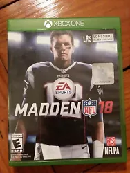 Madden NFL 18 (Microsoft Xbox One, 2017).