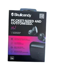 NEW Authentic Skullcandy Mod True Wireless in-Ear Earbuds- Black-Factory Sealed.