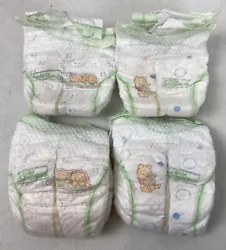 The diapers are a little wrinkled from storage. Winnie the Pooh graphics. Size newborn. Being sold as a collectable or...